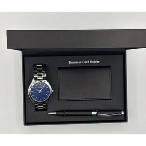 L & Co Timepieces watch, pen, business card holder | New, never worn |